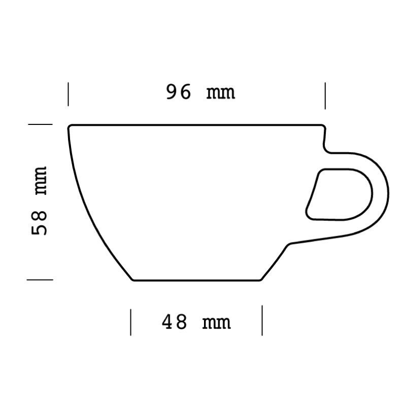 Cappuccino Cup (6 pack)
